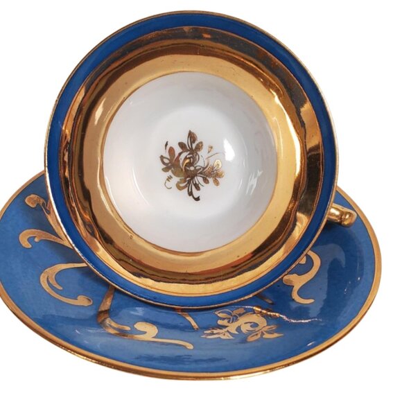 Vintage French Limoges Demitasse Cups – Hand-Decorated, Signed Nodrog (Set of 2) - Picture 6 of 10